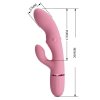 Pretty Love Zach Four-Sided Thumping Rabbit Vibrator – Pink